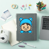 Schattigee Baby Sticker voor auto (iPad Cover)
