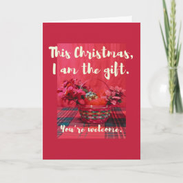 Schattigee Baby Sulcata schildpad in poinsettia ma Kaart