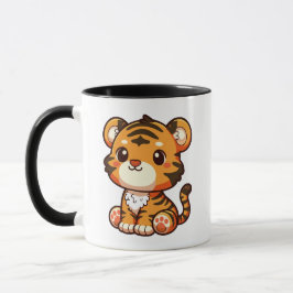 Schattigee Baby Tiger Cartoon Mok