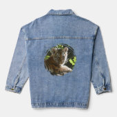 Schattigee Baby Tiger Denim Jacket (Achterkant)