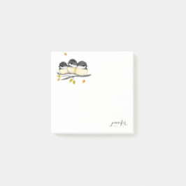 Schattigee Baby Vogel 3 Kuikens op Boomtak Post-it® Notes