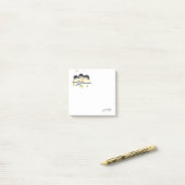 Schattigee Baby Vogel 3 Kuikens op Boomtak Post-it® Notes (Op bureau)