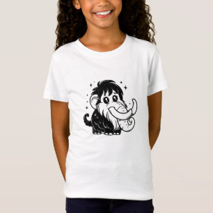 Schattigee Baby wollige mammoet T-shirt