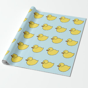 Schattigee Baby Yellow Ducks Ducky Duckie Wrapping Cadeaupapier