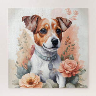 Schattigee babydieren Jack Russell Terrier Puppy Legpuzzel