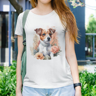 Schattigee babydieren   Schattige Jack Russel Terr T-shirt