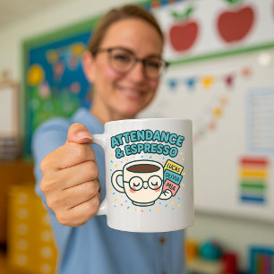 Schattigee Back-to-School Teachers Mok, Aanwezighe Koffiemok