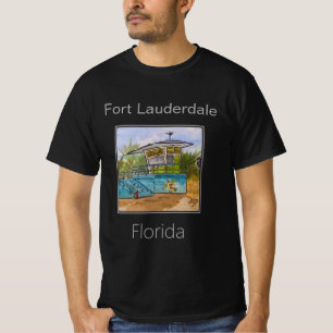 Schattigee badmeestertoren, Fort Lauderdale, T-shirt