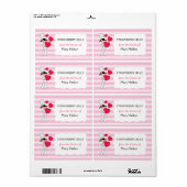 Schattigee baketiketten gepersonaliseerd etiket (Full Sheet)