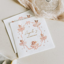 Schattigee Ballerina's Verjaardagsuitnodiging