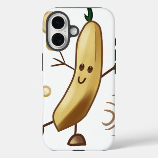 Schattigee banaan iPhone 16 hoesje