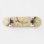 Schattigee banaan skateboard (Horizontaal)