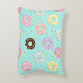Schattigee banketbakkerij winkel Sprinkles Donuts Accent Kussen (Achterkant (Verticaal))