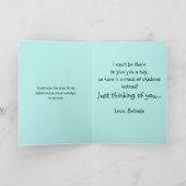 Schattigee Barnyard Chickens Stack Denken aan jou Kaart (Binnen)