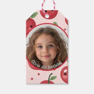 Schattigee Barry Custom foto en naam Paper Bord Cadeaulabel