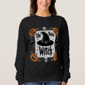 Schattigee Basic Witch Halloween Hoodie Pumpkins Trui (Voorkant)