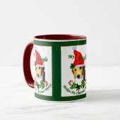 Schattigee Beagle kerstcadeaus Mok (Voorkant links)