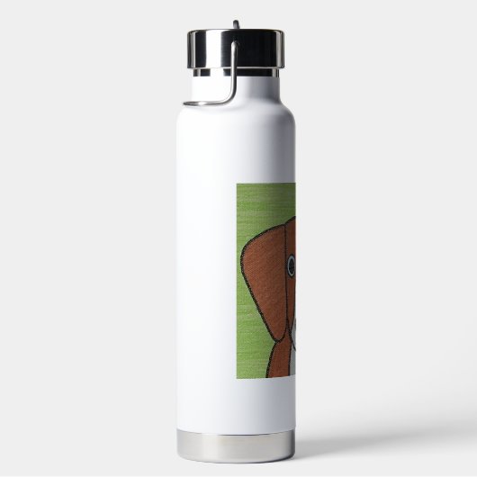 Schattigee Beagle Waterfles (Rechts)