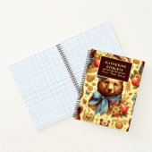 Schattigee Beer Waterverf Notitieboek (Binnen)