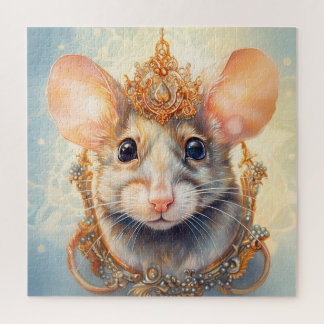 Schattigee Bejeweled Mouse Jigsaw Puzzel