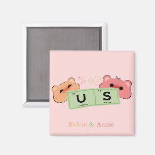 Schattigee Beren in liefdesmagneet Magneet