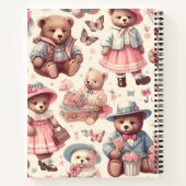 Schattigee Beren Naadloos Notitieboek (Achterkant)