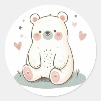 Schattigee Beren Sticker - Schattig Dierenontwerp