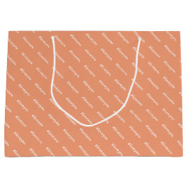 Schattigee Bericht Blush White Trendy Pattern Groot Cadeauzakje