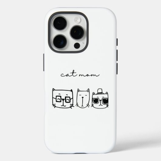 Schattigee bescherming voor kattenliefhebbers Case-Mate iPhone case (Achterkant)