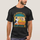 Schattigee Beste Border Collie Dad Dog T-shirt (Voorkant)