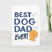 Schattigee beste hondenvader ooit Vaderdag Kaart (Voorkant)