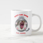 Schattigee Beste Kattenmoeder Ooit Kattenmama Mode Extra Grote Beker (Rechts)