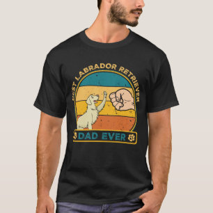 Schattigee Beste Labrador Retriever Dad Dog T-shirt