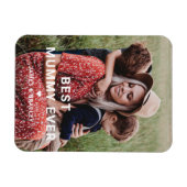 Schattigee BESTE MUMMY OOIT Hart Moederdag Foto Magneet (Horizontaal)