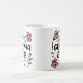 Schattigee Beste Oma Ooit Bloemen Koffie Mok (Center)