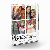 Schattigee Besties Altijd en Voor Altijd Custom Na Fotoblokken (Links)