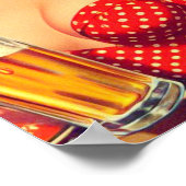 Schattigee  Bierpin up Poster (Hoek)