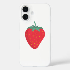 Schattigee Big Strawberry iPhone 16 Hoesje