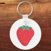 Schattigee Big Strawberry Sleutelhanger (Achterkant)