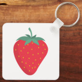 Schattigee Big Strawberry Sleutelhanger (Achterkant)