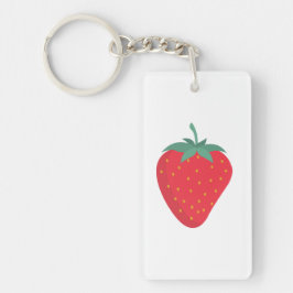 Schattigee Big Strawberry Sleutelhanger
