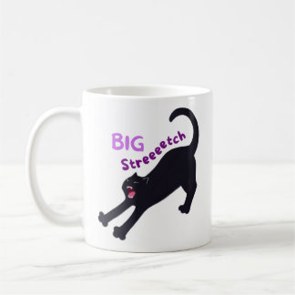 Schattigee Big Stretch Black Cat - voor kattenlief Koffiemok