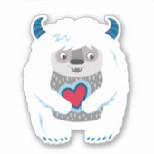 Schattigee Bigfoot-Sticker Sticker (Voorkant)