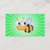 Schattigee bij; Groen Visitekaartje (Achterkant)