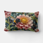 Schattigee bij op bloem kussen (Achterkant)