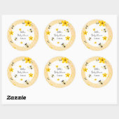 Schattigee bijen thema Sticker (Vel)