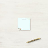 Schattigee Bijenhoningraat gradiënt Gepersonalisee Post-it® Notes (Op bureau)