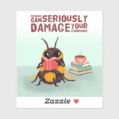 Schattigee bijenlezing sticker (Vel)