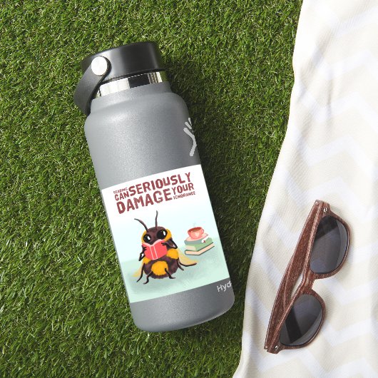Schattigee bijenlezing sticker (HydroFlask Insitu)