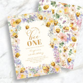 Schattigee bijenverjaardag kaart